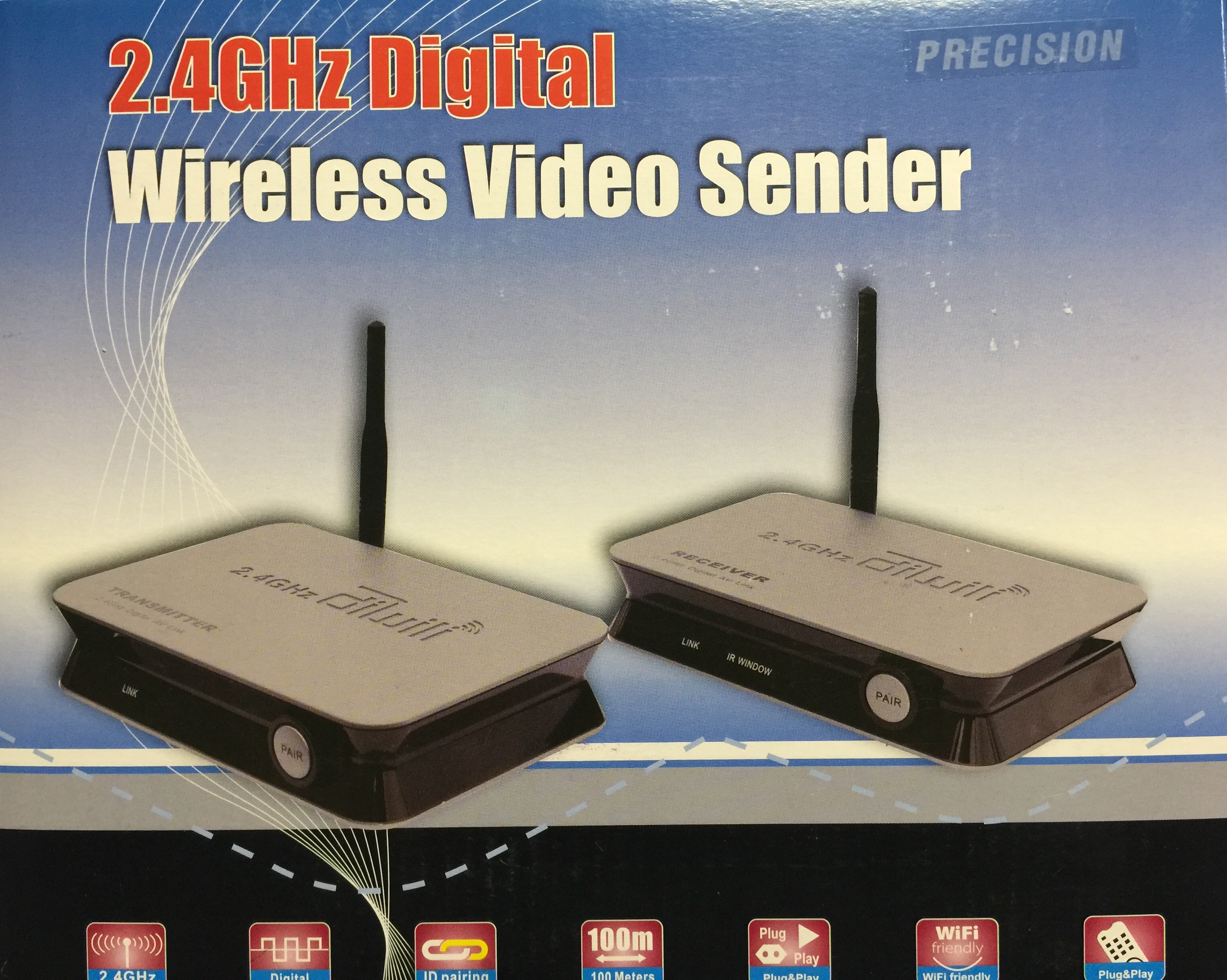 2.4ghz Wireless Digital Transmitter-Receiver Privacy Encoded